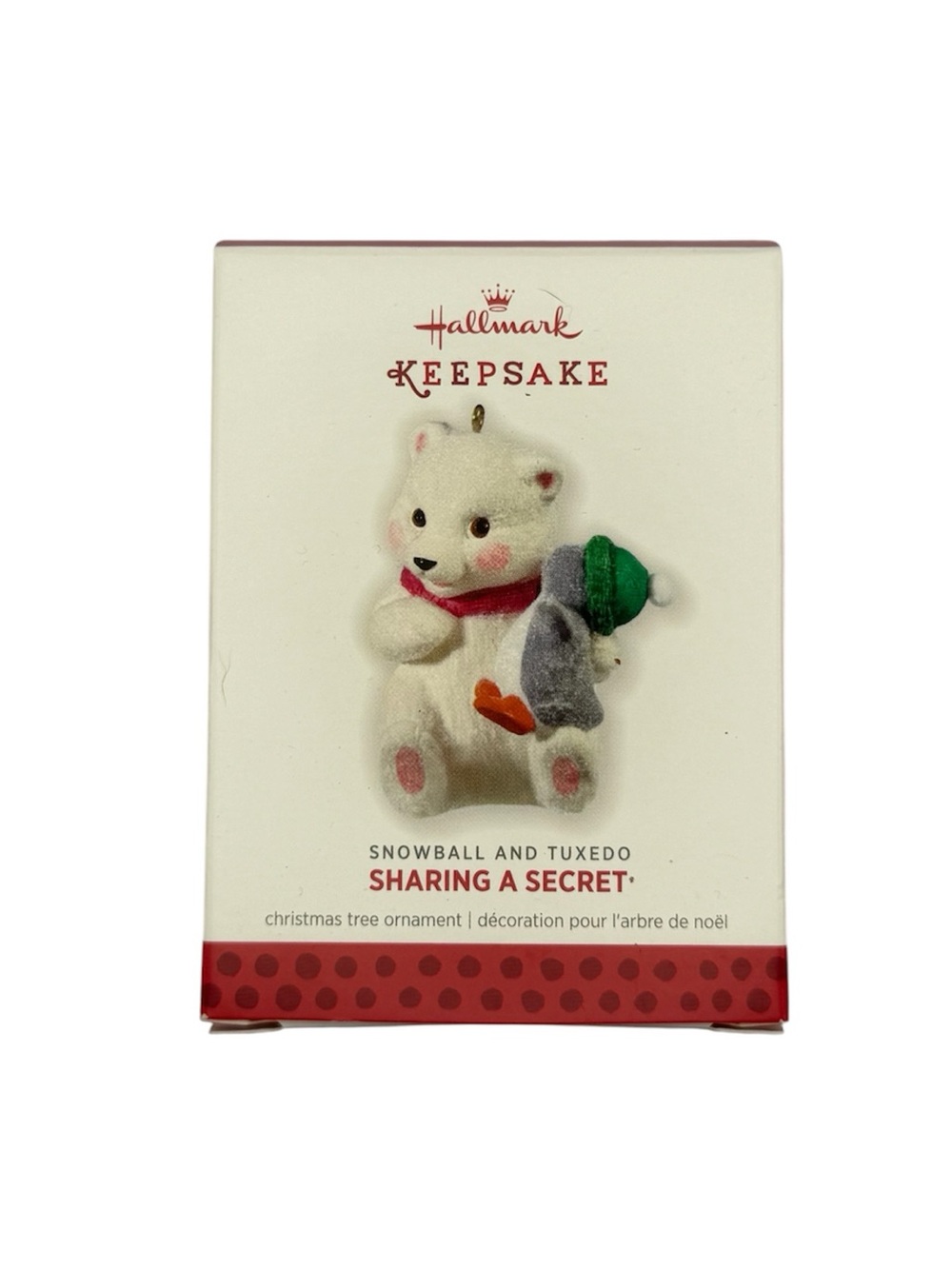 2013 Hallmark Keepsake Ornament - Sharing a Secret Snowball and Tuxedo 13th